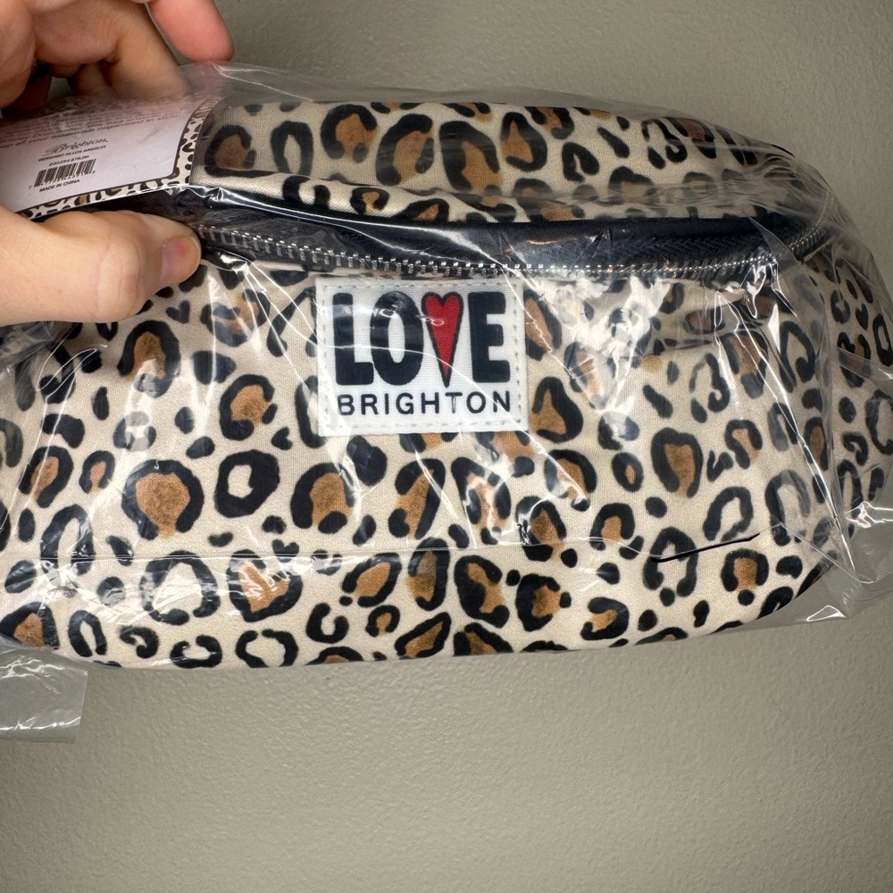Love Brighton Wild Cat Leopard Belt‎ Bag Fanny Pack NWT
